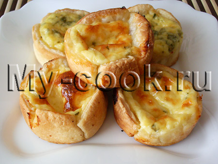 Булочки закусочные с сыром и зеленью