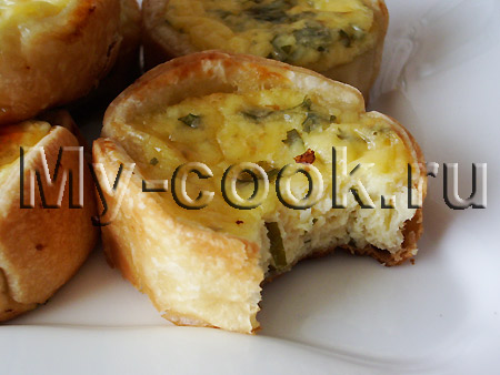 Булочки закусочные с сыром и зеленью