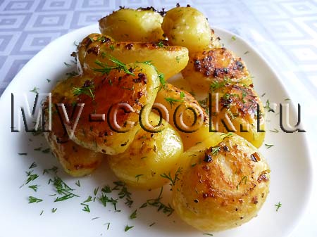 Ароматная картошечка с чесночком