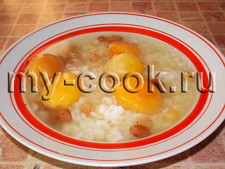 Фруктовый суп с рисом