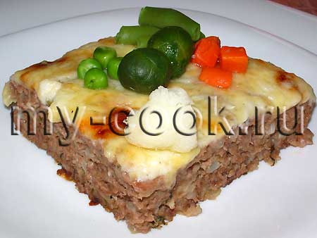 Запеканка мясная