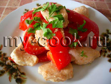 Курочка в карамели