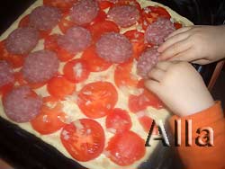 Пица - готовим с детьми