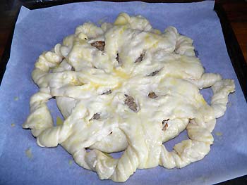 Пирог-салфетка с капустой